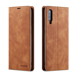 Forwenw Dream Series Oil Edge Strong Magnetism Horizontal Flip Leather Case with Holder & Card Slots & Wallet & Photo Frame, For Galaxy A20e, For Galaxy A50, For Galaxy A70, For Galaxy A80 / A90, For Galaxy Note9, For Galaxy Note10
