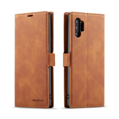 Forwenw Dream Series Oil Edge Strong Magnetism Horizontal Flip Leather Case with Holder & Card Slots & Wallet & Photo Frame, For Galaxy Note10+, For Galaxy S8, For Galaxy S8+, For Galaxy S9, For Galaxy S9+, For Galaxy S10