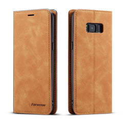 Forwenw Dream Series Oil Edge Strong Magnetism Horizontal Flip Leather Case with Holder & Card Slots & Wallet & Photo Frame, For Galaxy Note10+, For Galaxy S8, For Galaxy S8+, For Galaxy S9, For Galaxy S9+, For Galaxy S10