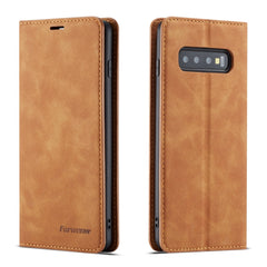 Forwenw Dream Series Oil Edge Strong Magnetism Horizontal Flip Leather Case with Holder & Card Slots & Wallet & Photo Frame, For Galaxy Note10+, For Galaxy S8, For Galaxy S8+, For Galaxy S9, For Galaxy S9+, For Galaxy S10