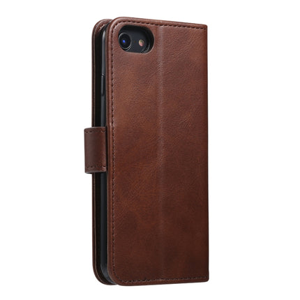 GUSSIM Magnetische horizontale Klapphülle aus Leder mit Halterung &amp; Kartenfächern &amp; Geldbörse, für iPhone 6, für iPhone 6 Plus, für iPhone 8 Plus / 7 Plus, für iPhone 8 / 7, für iPhone XS Max, für iPhone X / XS