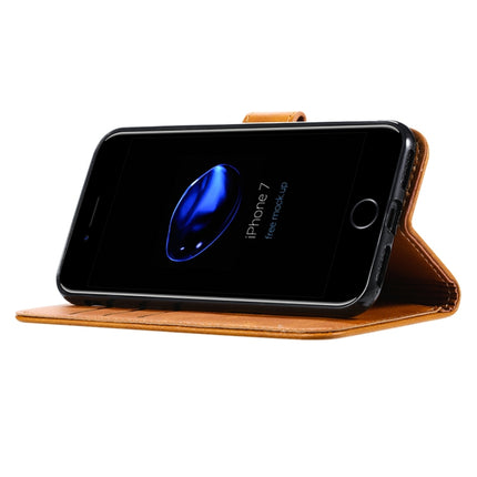 GUSSIM Magnetische horizontale Klapphülle aus Leder mit Halterung &amp; Kartenfächern &amp; Geldbörse, für iPhone 6, für iPhone 6 Plus, für iPhone 8 Plus / 7 Plus, für iPhone 8 / 7, für iPhone XS Max, für iPhone X / XS