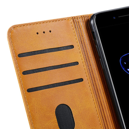 GUSSIM Magnetische horizontale Klapphülle aus Leder mit Halterung &amp; Kartenfächern &amp; Geldbörse, für iPhone 6, für iPhone 6 Plus, für iPhone 8 Plus / 7 Plus, für iPhone 8 / 7, für iPhone XS Max, für iPhone X / XS