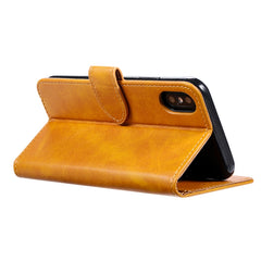 GUSSIM Magnetische horizontale Klapphülle aus Leder mit Halterung &amp; Kartenfächern &amp; Geldbörse, für iPhone XR, für iPhone 11, für iPhone 11 Pro, für iPhone 11 Pro Max