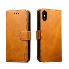 GUSSIM Magnetic Horizontal Flip Leather Case with Holder & Card Slots & & Wallet, For iPhone 6, For iPhone 6 Plus, For iPhone 8 Plus / 7 Plus, For iPhone 8  / 7, For iPhone XS Max, For iPhone X / XS