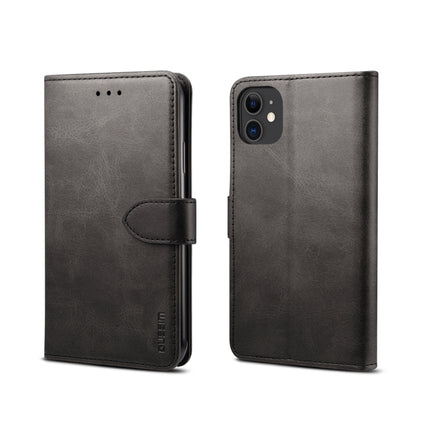 GUSSIM Magnetic Horizontal Flip Leather Case with Holder & Card Slots & & Wallet, For iPhone 11 Pro Max
