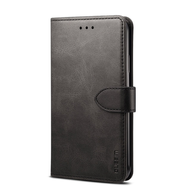 GUSSIM Magnetic Horizontal Flip Leather Case with Holder & Card Slots & & Wallet, For iPhone 11 Pro Max