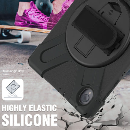 Silicone + PC Protective Tablet Case with Holder & Shoulder Strap, For Lenovo Tab K10 / M10 Plus