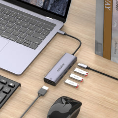 amalink 95123D Type-C / USB-C to HDMI + 3 Ports USB + PD 3.0 Multi-function HUB, 95123D