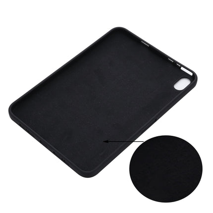 Funda para tableta de cobertura total a prueba de caídas de silicona líquida de color sólido, para iPad mini 6 / mini 2024