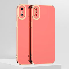 Funda de teléfono de TPU galvanizada 6D, para iPhone 11 Pro Max, para iPhone X/XS, para iPhone XR, para iPhone XS Max, para iPhone SE 2022/SE 2020/7/8