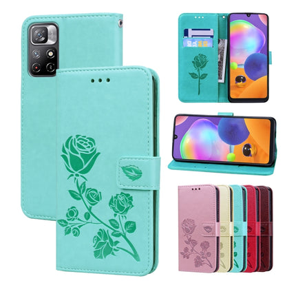 Rose Embossed Leather Phone Case, For Xiaomi Redmi Note 11 Pro+ 5G, For Samsung Galaxy A13 5G, For Samsung Galaxy A22 4G, For Samsung Galaxy A22 5G