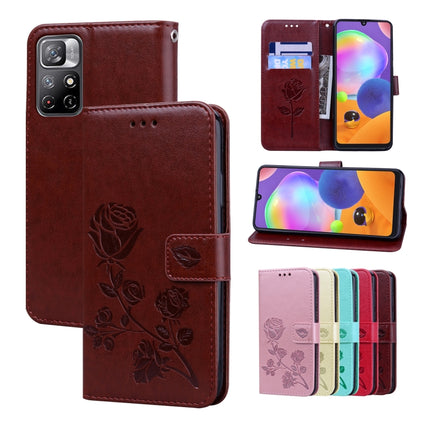 Rose Embossed Leather Phone Case, For Xiaomi Redmi Note 11 Pro+ 5G, For Samsung Galaxy A13 5G, For Samsung Galaxy A22 4G, For Samsung Galaxy A22 5G