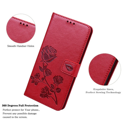Rose Embossed Leather Phone Case, For Samsung Galaxy M52 5G, For Samsung Galaxy S22 5G, For Samsung Galaxy S22+ 5G, For Samsung Galaxy S22 Ultra 5G