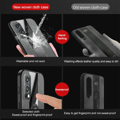 XINLI Stitching Cloth Texture Shockproof TPU Phone Case, For OnePlus Nord 2 5G, For OnePlus Nord N10 5G, For OnePlus Nord N100, For OnePlus 8