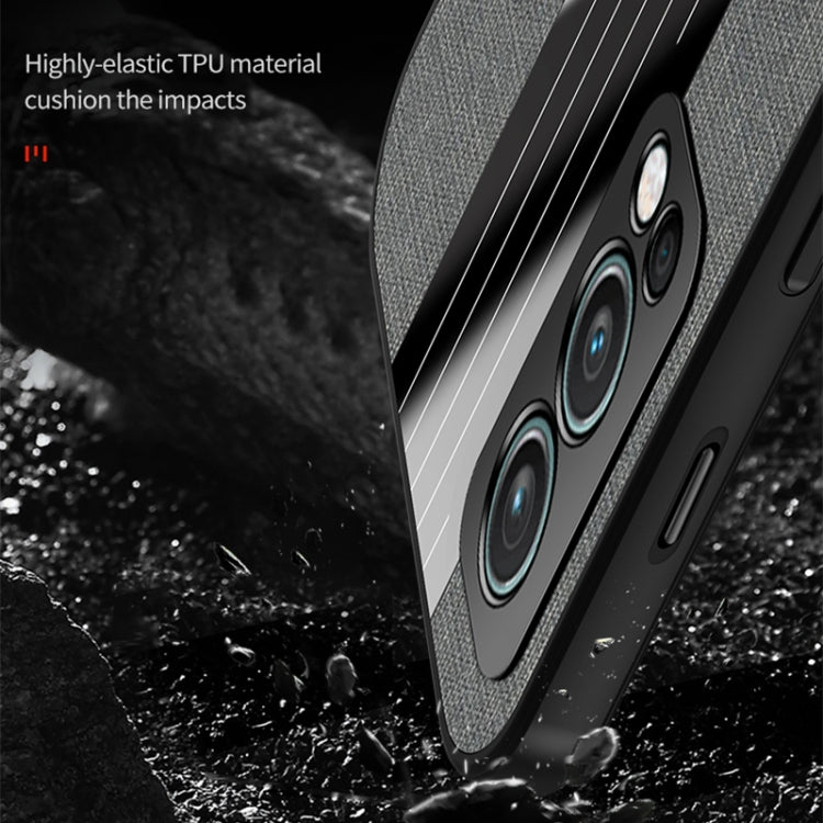 XINLI Stitching Cloth Texture Shockproof TPU Phone Case, For OnePlus Nord 2 5G, For OnePlus Nord N10 5G, For OnePlus Nord N100, For OnePlus 8