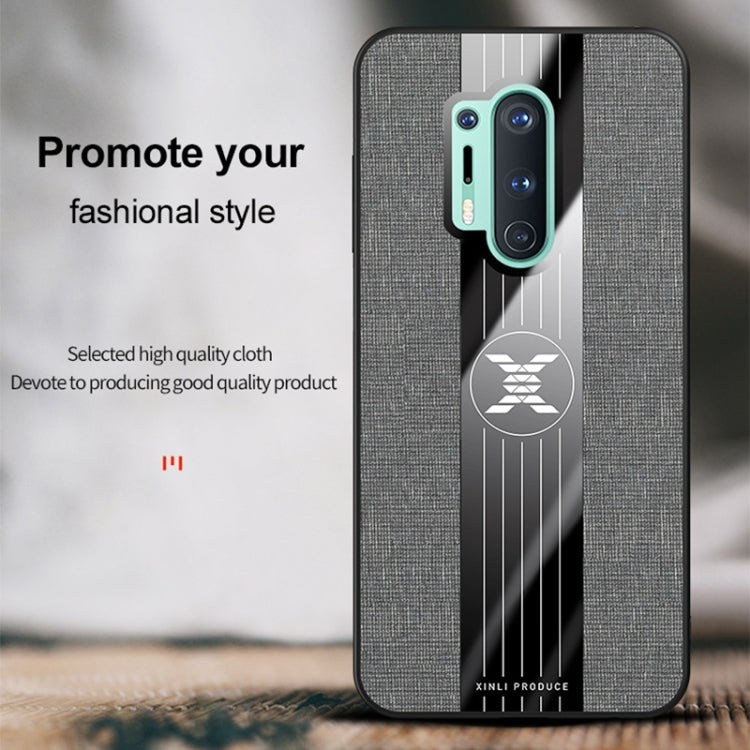 XINLI Stitching Cloth Texture Shockproof TPU Phone Case, For OnePlus 8 Pro, For OnePlus 8T, For OnePlus 9, For OnePlus 9 Pro