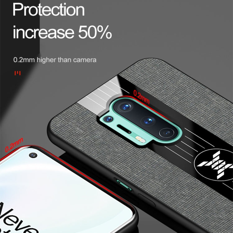 XINLI Stitching Cloth Texture Shockproof TPU Phone Case, For OnePlus 8 Pro, For OnePlus 8T, For OnePlus 9, For OnePlus 9 Pro