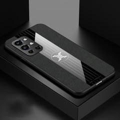 XINLI Stitching Cloth Texture Shockproof TPU Phone Case, For OnePlus 9R