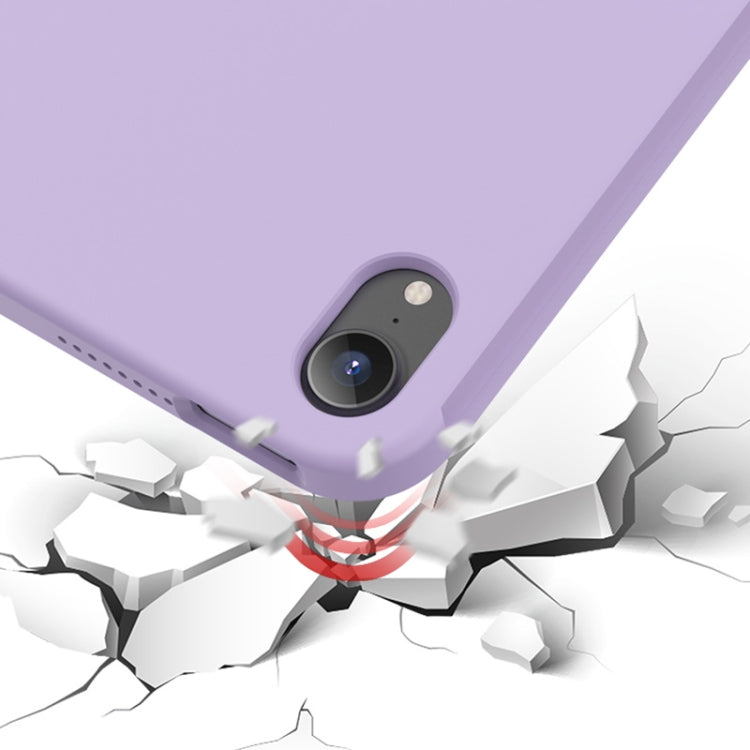 Mutural Silikon-Mikrofaser-Tablet-Hülle, für iPad mini 2024 / mini 6, für iPad 10.2 2021 / 2020 / 2019, für iPad Air 11 2024 / Air 2022 / Air 2020 10.9, für iPad Pro 11 Zoll, für iPad Pro 11 Zoll 2022 / 2021 / 2020