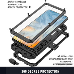 R-JUST Rugged Phone Case with Holder, For Samsung Galaxy S21 FE