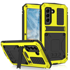 R-JUST Rugged Phone Case with Holder, For Samsung Galaxy S21 FE