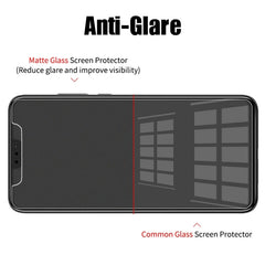 For iPhone 16e / 13 / 13 Pro 50pcs Transparent Frosted Full Screen Tempered Glass Film