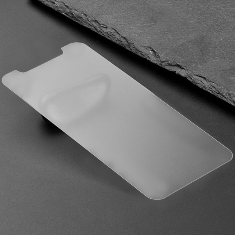 For iPhone 16e / 13 / 13 Pro 50pcs Transparent Frosted Full Screen Tempered Glass Film