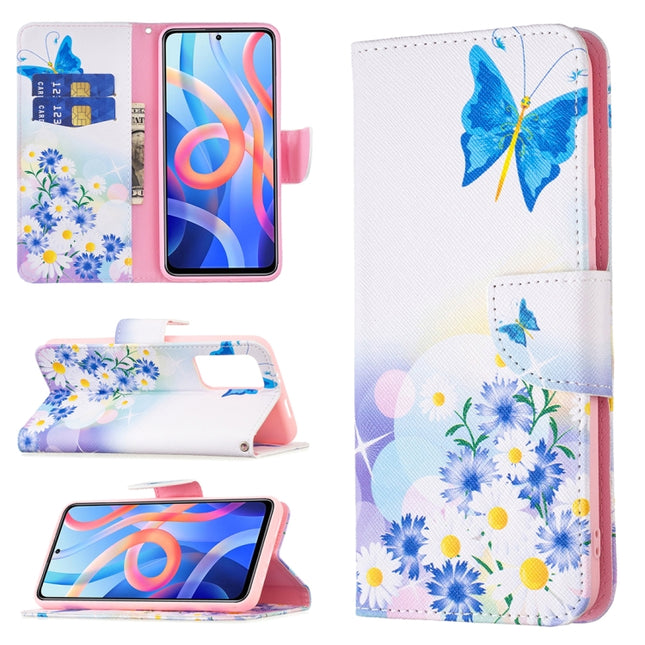 Colored Drawing Pattern Leather Phone Case, For Xiaomi Redmi Note 11T 5G / M4 Pro 5G, For Xiaomi Redmi Note 11 Pro / 11 Pro+, For Samsung Galaxy A53 5G