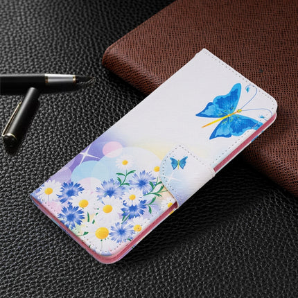 Colored Drawing Pattern Leather Phone Case, For Samsung Galaxy M52 5G