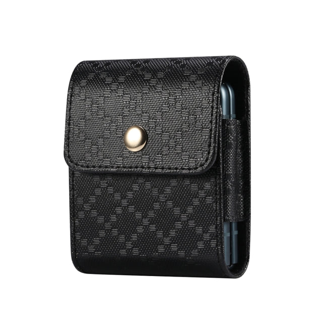 Checkered Texture Waist Hanging Phone Case, For Samsung Galaxy Z Flip3 5G