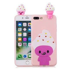 Funda protectora de TPU a prueba de golpes con dibujos animados para iPhone 7 Plus/8 Plus, iPhone 11 Pro, iPhone 11