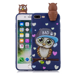 Funda protectora de TPU a prueba de golpes con dibujos animados para iPhone 7 Plus/8 Plus, iPhone 11 Pro, iPhone 11