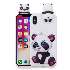 Funda protectora de TPU a prueba de golpes con dibujos animados para iPhone 11 Pro Max, iPhone X/XS, iPhone XR