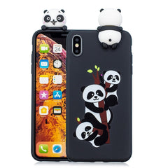 Funda protectora de TPU a prueba de golpes con dibujos animados para iPhone 11 Pro Max, iPhone X/XS, iPhone XR