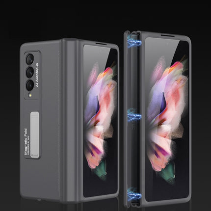 GKK Magnetische Telefon-Klapphülle mit vollständiger Abdeckung und Halterung für Samsung Galaxy Z Fold3 5G