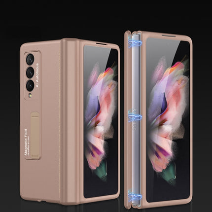 GKK Magnetische Telefon-Klapphülle mit vollständiger Abdeckung und Halterung für Samsung Galaxy Z Fold3 5G