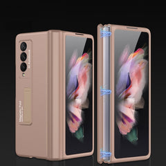 GKK Magnetic Full Coverage Phone Flip Case with Holder, For Samsung Galaxy Z Fold3 5G