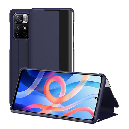 Window View Leather Phone Case, For Xiaomi Redmi Note 11, For Samsung Galaxy S22+ 5G