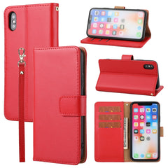 Plain Weave Genuine Leather Phone Case, For iPhone X / XS, For iPhone XR, For iPhone XS Max, For iPhone SE 2022 / SE 2020 / 8 / 7 / 6 / 6s, For iPhone 8 Plus / 7 Plus / 6 Plus / 6s Plus