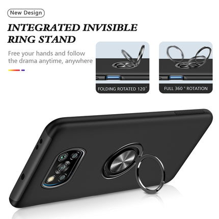 PC + TPU Magnetic Phone Case with Invisible Ring Holder, For Xiaomi Poco X3 NFC / X3, For Samsung Galaxy A13 5G
