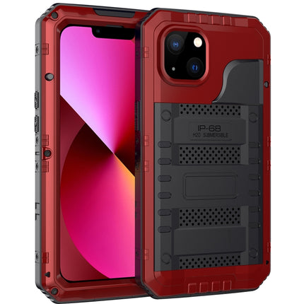 Funda de teléfono a prueba de golpes, impermeable, a prueba de polvo, de metal y silicona con protector de pantalla, para iPhone 13, para iPhone 13 Pro, para iPhone 13 Pro Max