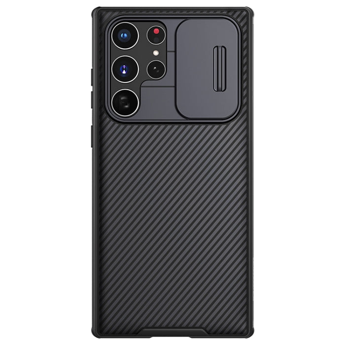 NILLKIN Black Mirror Pro Series Camshield Phone Case, For Samsung Galaxy S22 Ultra 5G, For Samsung Galaxy S22+ 5G