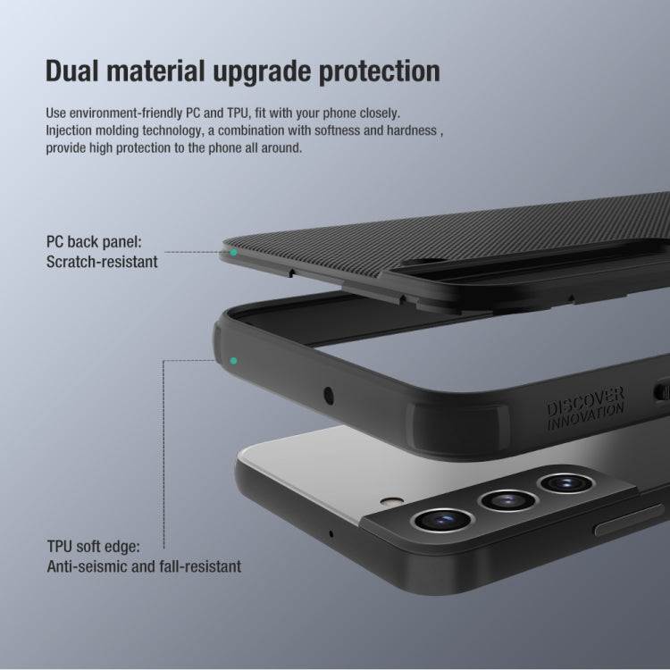 NILLKIN Super Frosted Shield Pro PC + TPU Phone Case, For Samsung Galaxy S22 5G, For Samsung Galaxy S22 Ultra 5G