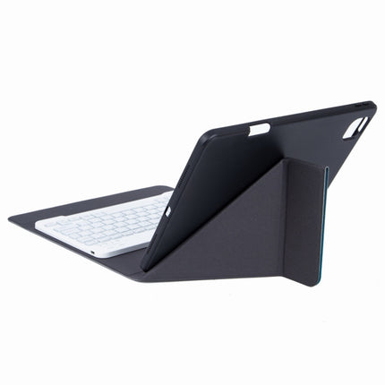 H-102S Monochrome Backlight Bluetooth Keyboard Leather Case with Rear Three-fold Holder, For iPad 10.2 2020 & 2019 / Pro 10.5 inch, For iPad 9.7 2018 & 2017, For iPad Pro 11 inch 2021 & 2020 & 2018 / Air 2020 10.9
