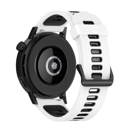 Two-color Stripe Silicone Watchband, For Huawei Watch GT 3 42mm, For Huawei Watch GT 3 46mm