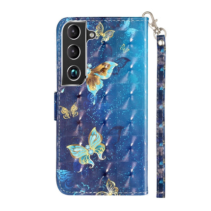 3D Pattern Horizontal Flip PU Leather Phone Case, For Samsung Galaxy S22 5G, For Samsung Galaxy S22+ 5G