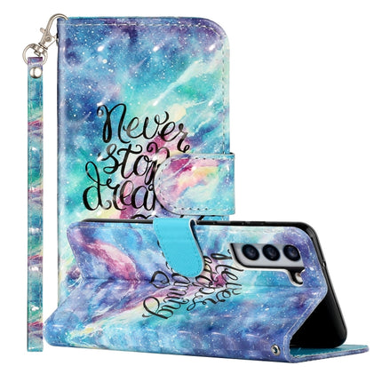 3D Pattern Horizontal Flip PU Leather Phone Case, For Samsung Galaxy S22 5G, For Samsung Galaxy S22+ 5G