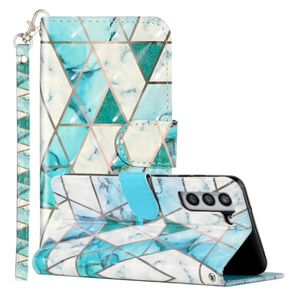 3D Pattern Horizontal Flip PU Leather Phone Case, For Samsung Galaxy S22 5G, For Samsung Galaxy S22+ 5G