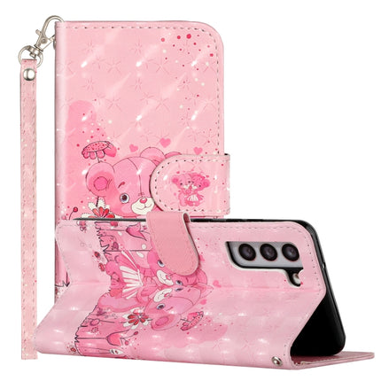 3D Pattern Horizontal Flip PU Leather Phone Case, For Samsung Galaxy S22 5G, For Samsung Galaxy S22+ 5G